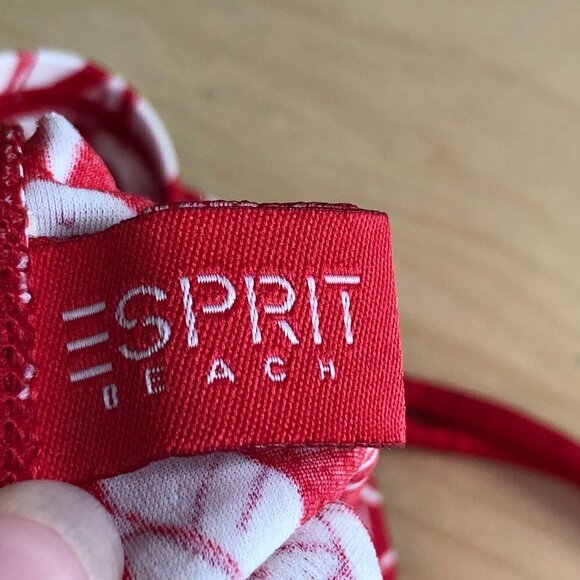 ESPRIT BEACH Hawaiian Print 2 Piece Swimwear Bikini - Picture 3 of 15